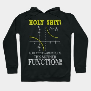 Funny Math, Holy Shit Look At The Asymptote On This Mother Function Hoodie